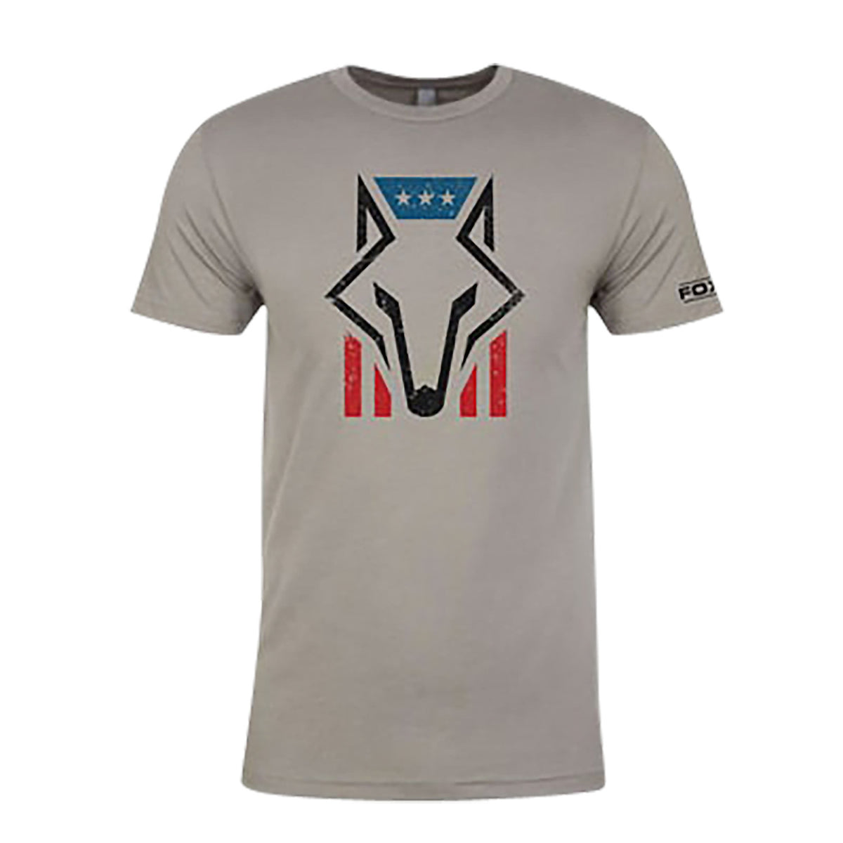 FOXPRO FHFGS            SHIRT FOXHEAD FLAG GRY SM