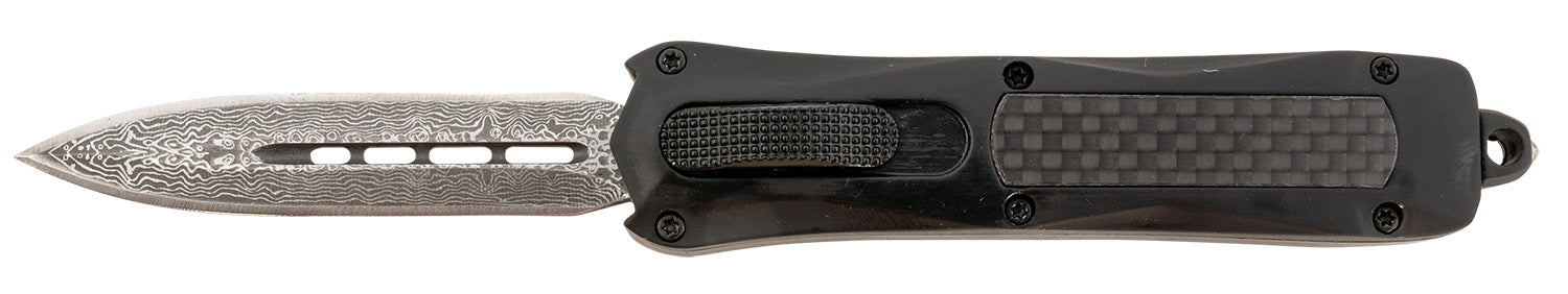 SRK MA163-B-DD MINI DAGGER OTF BLK GRP DAMSCUS