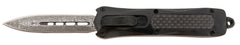 SRK MA163-B-DD MINI DAGGER OTF BLK GRP DAMSCUS