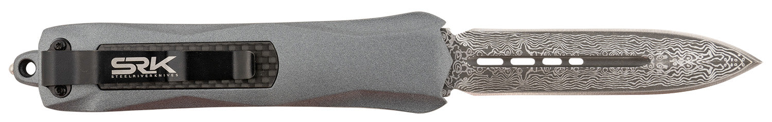 SRK A163-G-DD  DAGGER OTF GRY GRP DAMASCUS