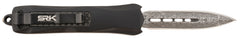 SRK MA163-B-DD MINI DAGGER OTF BLK GRP DAMSCUS