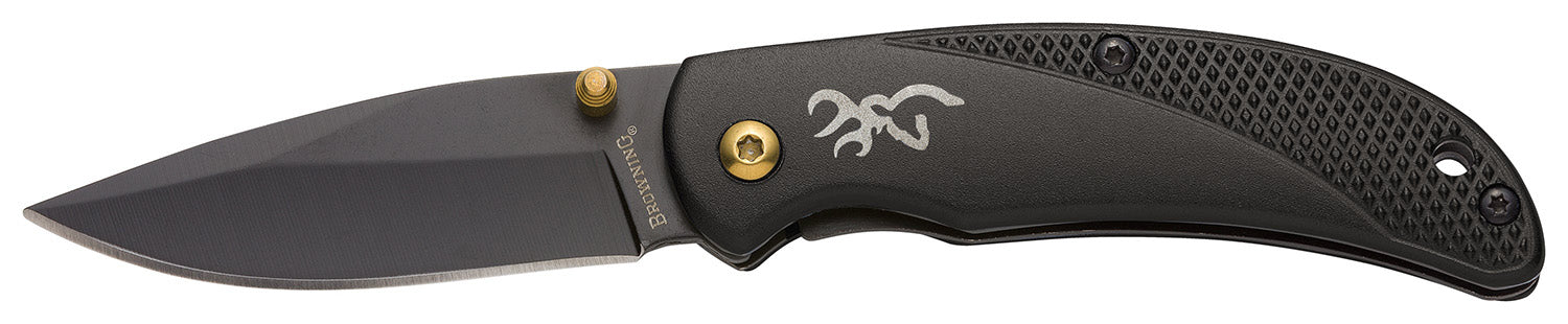 BRN 3220340    KNIFE  PRISM 3  2 3/8  DRPPNT  BLK