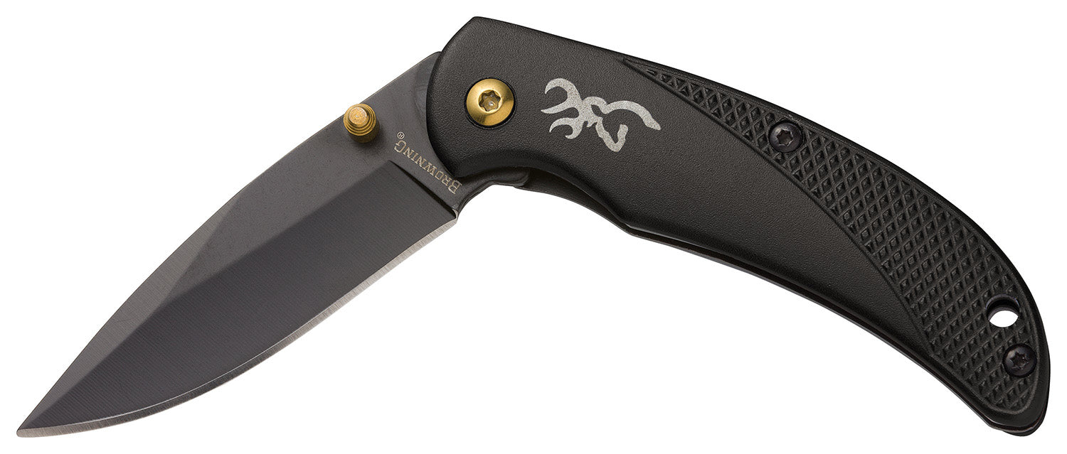 BRN 3220340    KNIFE  PRISM 3  2 3/8  DRPPNT  BLK