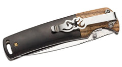 BRN 3220231    KNIFE  BKMK HNTR FLD 3 DRPPNT WD