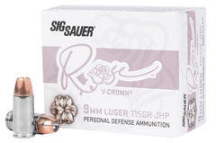 SIG E9MMA1ROSE20   ROSE 9MM  115GR  V-CROWN  20/10