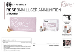 SIG E9MMA1ROSE20   ROSE 9MM  115GR  V-CROWN  20/10