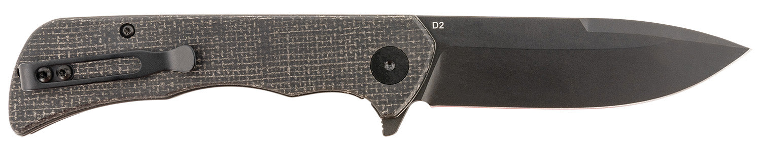 TEMP PFMBK321  PALADIN LOCK FOLDR MICARTA DROP BLK