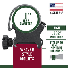 WEAV 49042  1IN RINGS HI  DETACHABLE MT