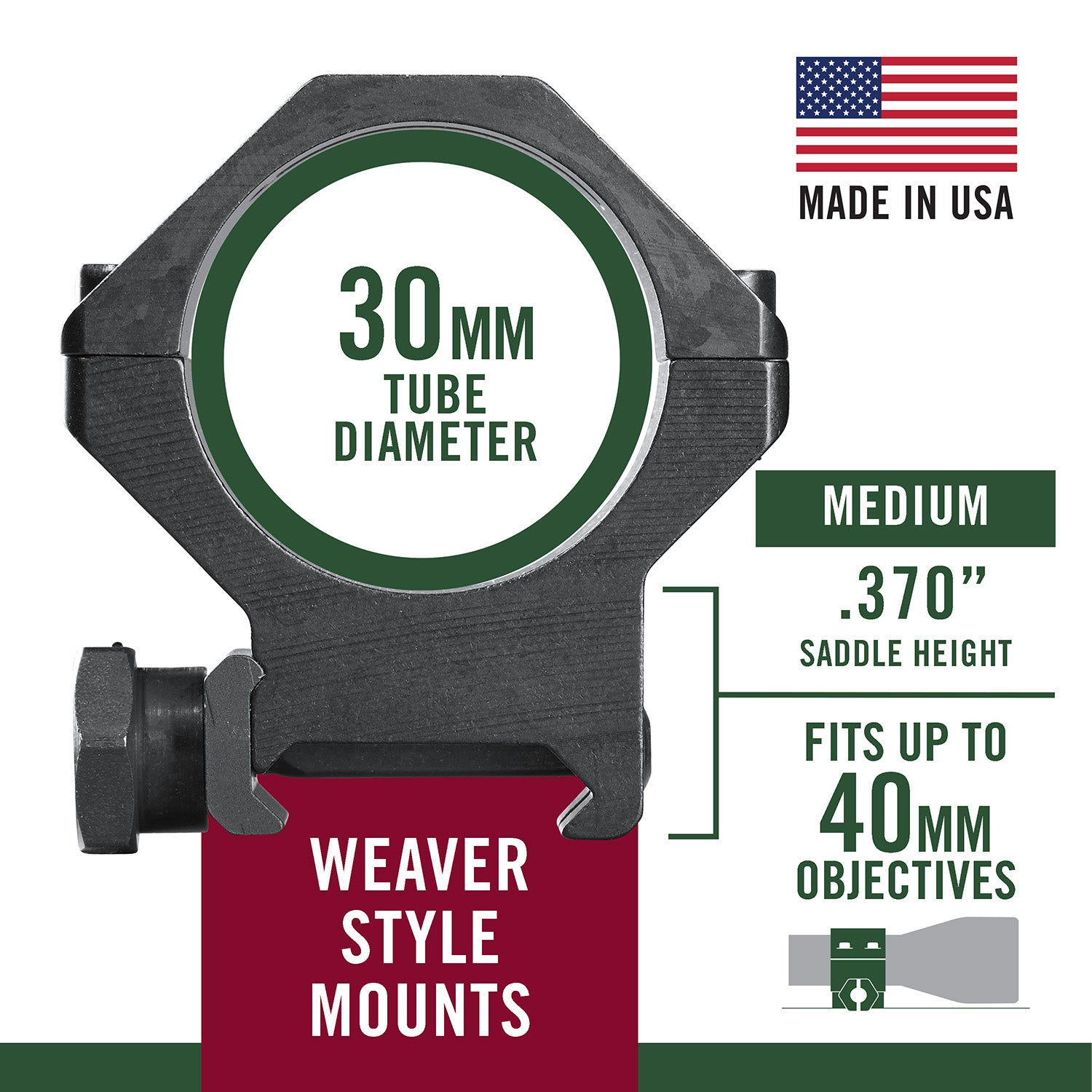 WEAV 48365  TACT RINGS 30MM MED