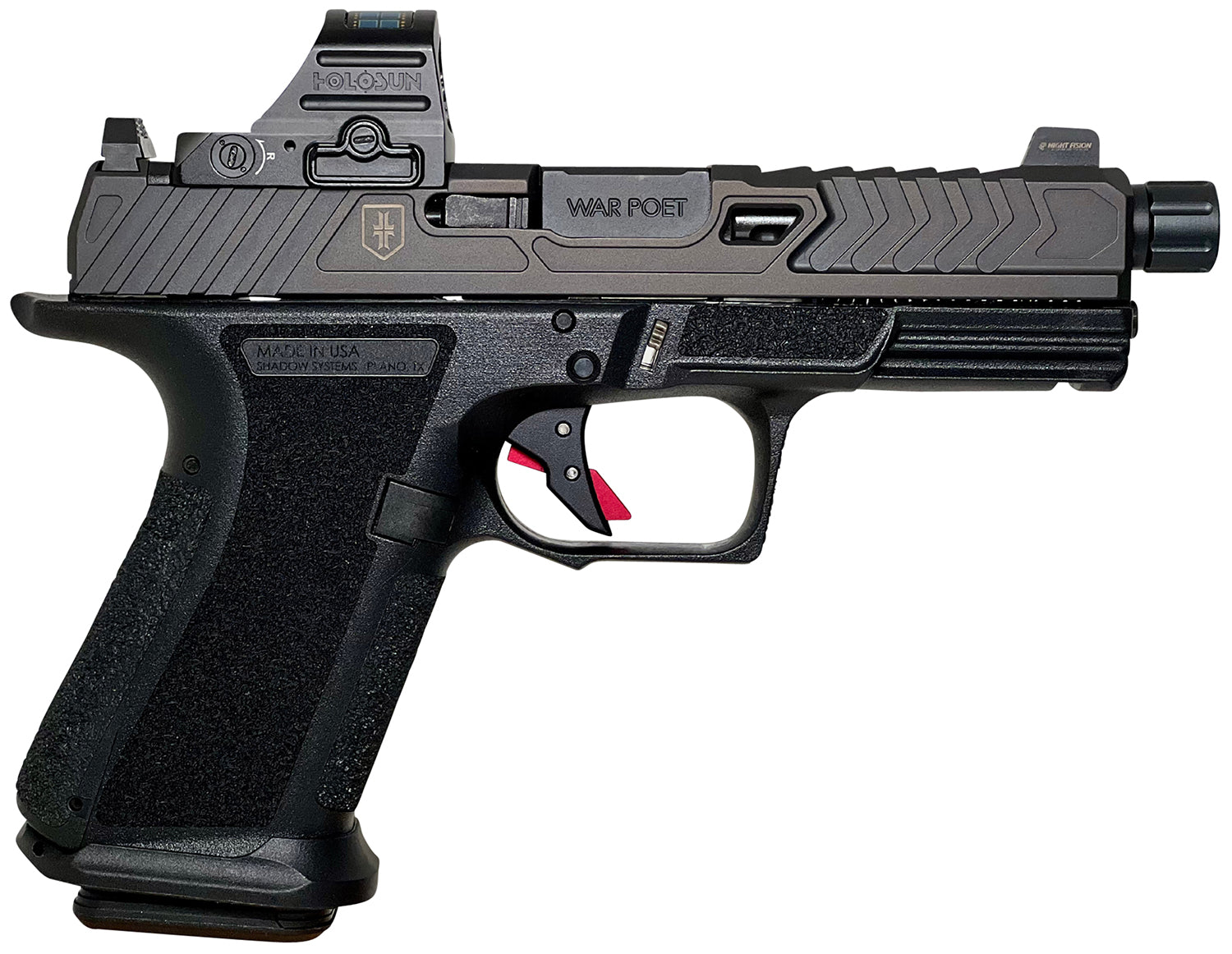 SHADOW SS-1075H MR920  9MM WP  4.5 HOL 15R     BLK
