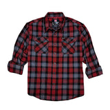 HDESIGN 32196  HORNADY L/S FLANNEL        3X RED