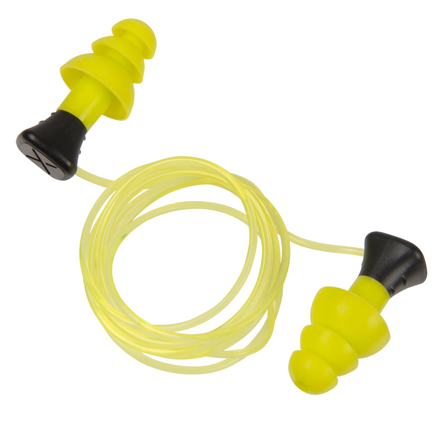 ALLEN 4118   ULTRX TETHERED SILICONE PLUG YEL 3PR