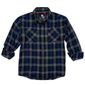 HDESIGN 32206  HORNADY L/S FLANNEL        3X NAVY