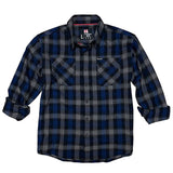 HDESIGN 32206  HORNADY L/S FLANNEL        3X NAVY
