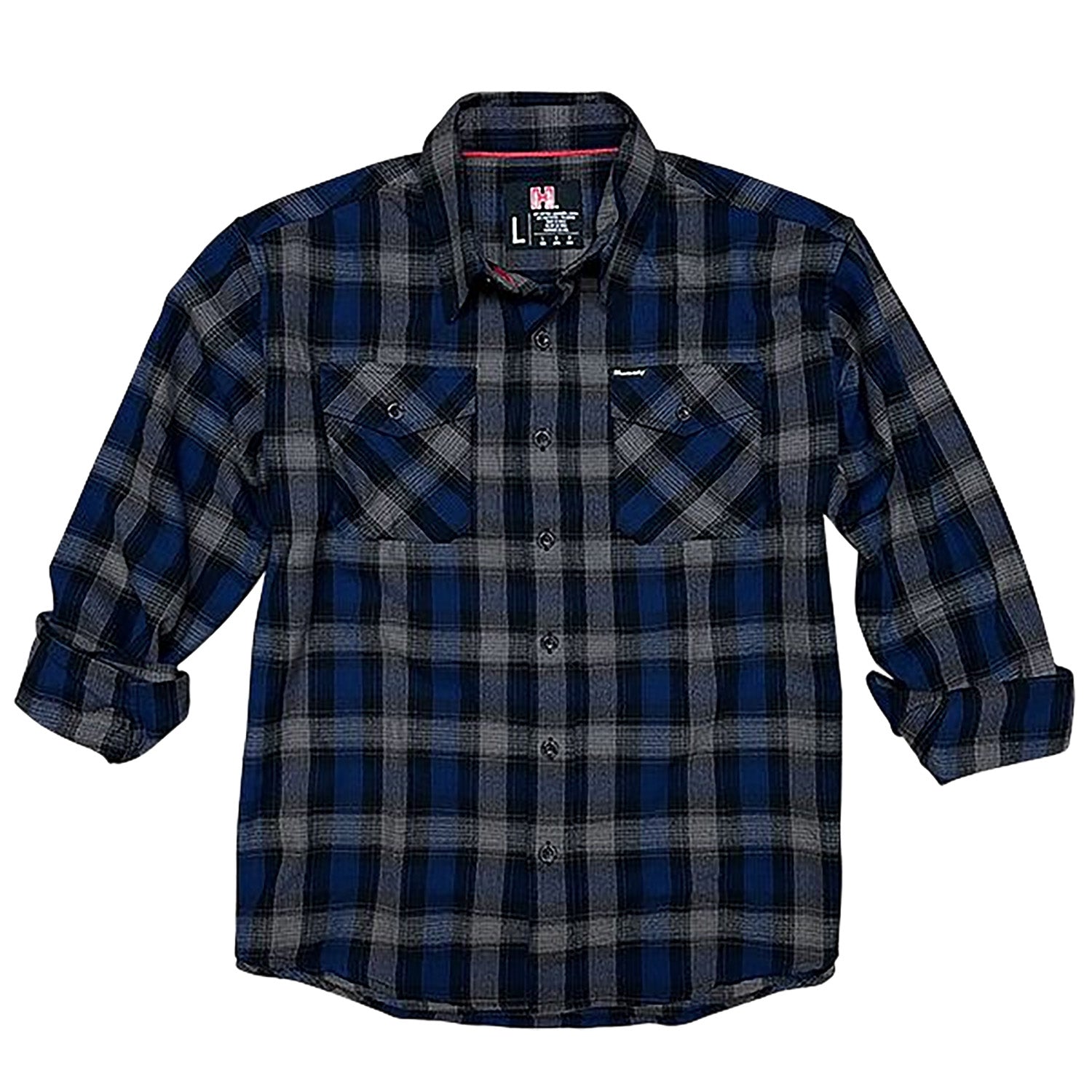 HDESIGN 32206  HORNADY L/S FLANNEL        3X NAVY