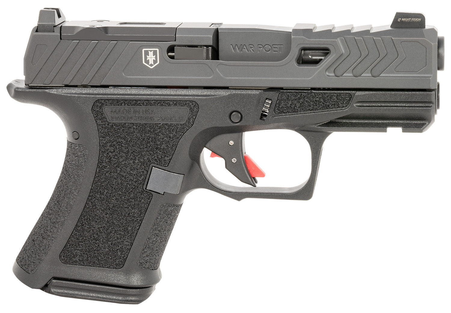 SHADOW SS-4084  CR920  9MM WP  3.4  10/13R     BLK