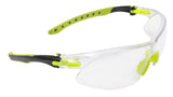 ALLEN 4140   KEEN SAFETY GLASSES  YTH LIME