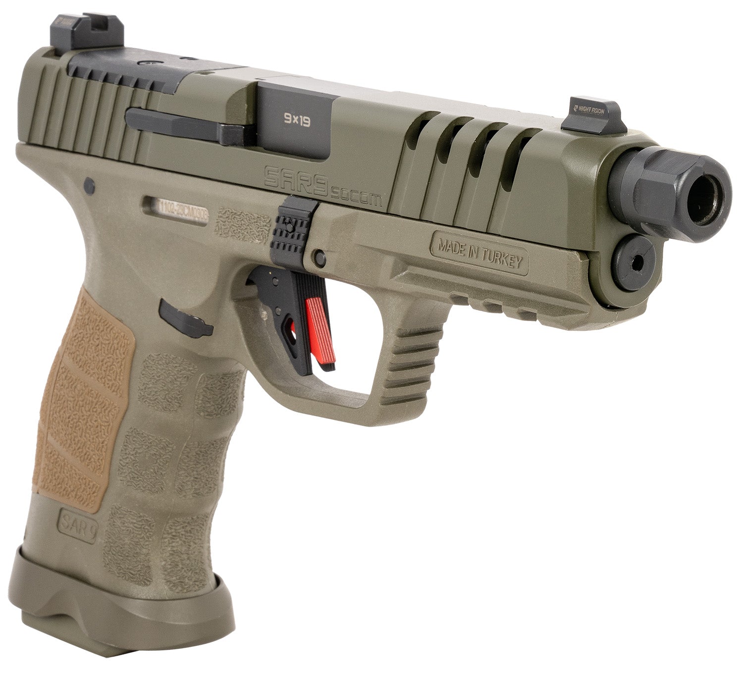 SAR USA SAR9SOCOMOD    SAR9  SOCOM     9MM   17/21