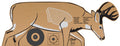 ALLEN 6033     EZ AIM CARDBOARD DEER TRGT FOLDED