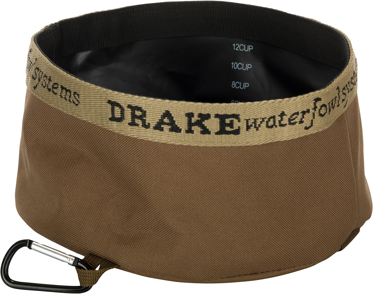 DRAKE GD8100BRN  GUN DOG TRAVEL FOOD/WATER BWL BRN