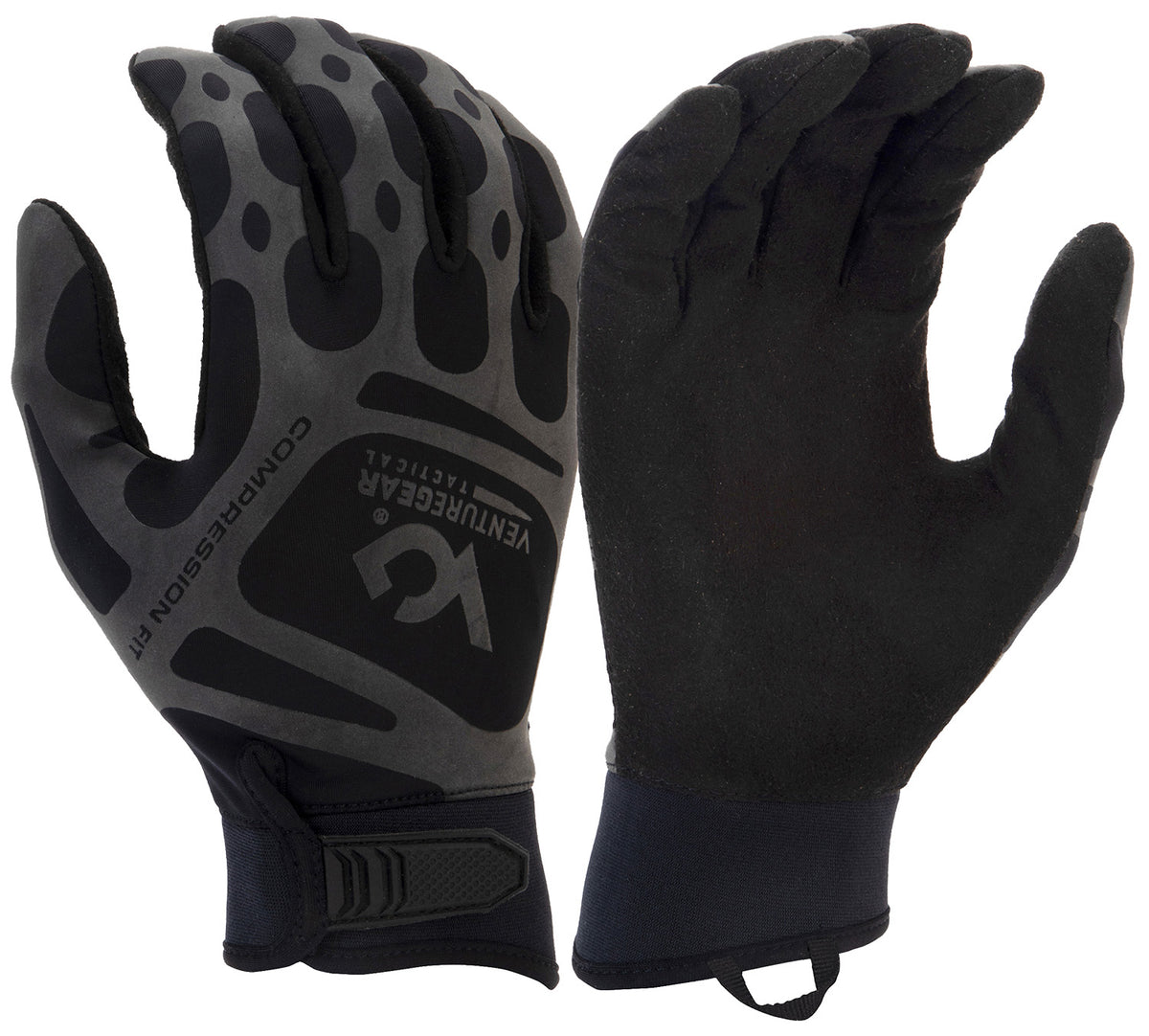 PYRA VGTG10BM    HOOK & LOOP COMPRESSION BLK MED