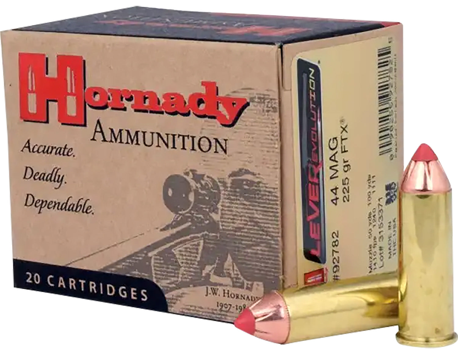 HORN 92782  LEVERV 44MAG      225 FTX        20/10