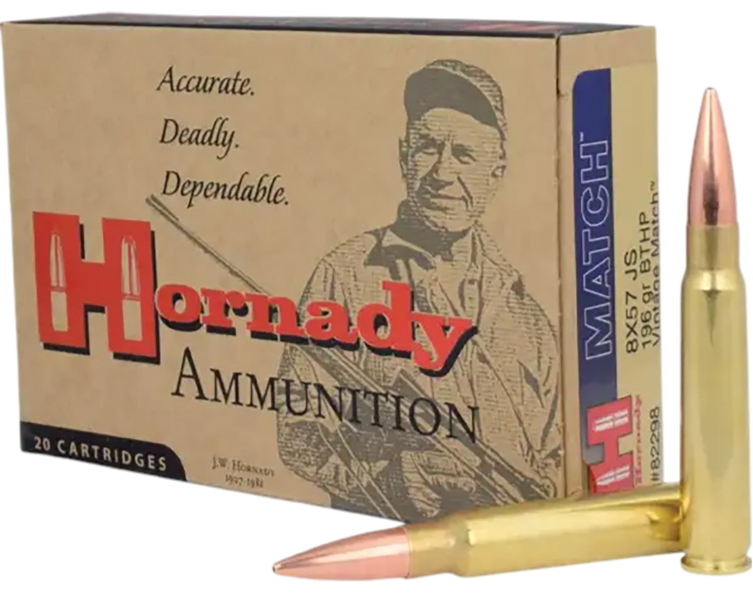 HORN 82298 VNTG MATCH 8X57 JS 196 BTHP       20/10