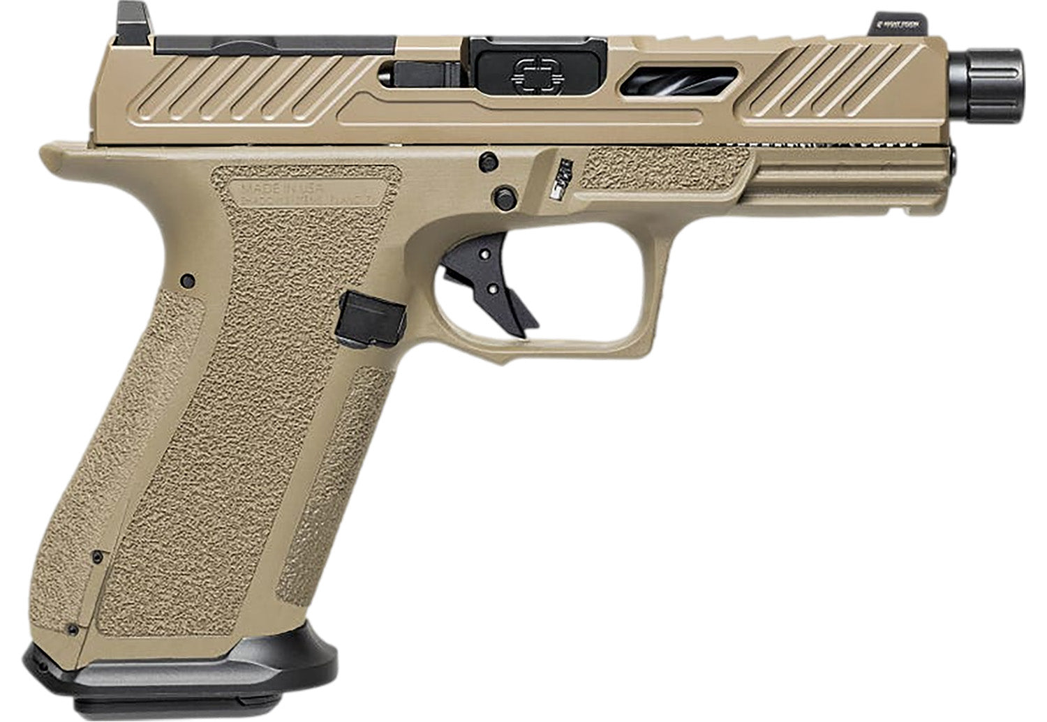 SHADOW SS-3022 XR920  9MM ELT 4.5      17R  FDE/BK