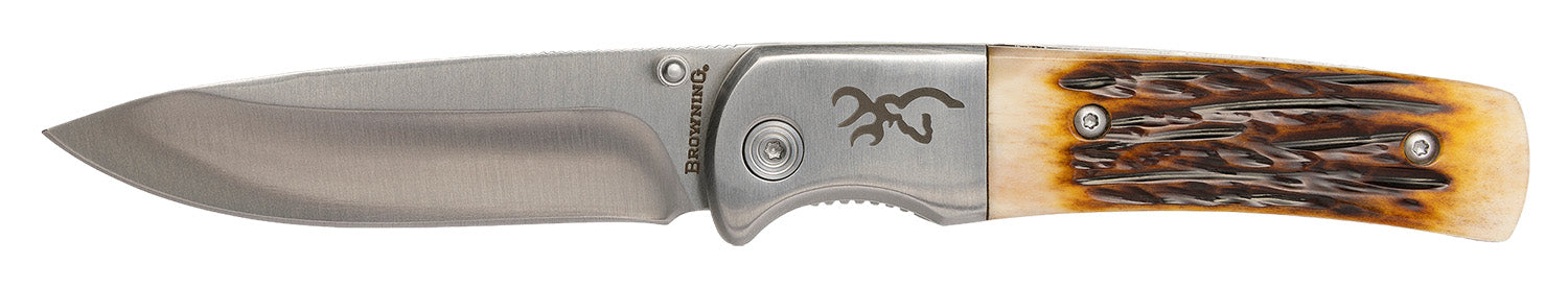 BRN 3220500B   KNIFE  BM HUNTER FLDR BONE BOX