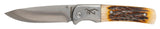 BRN 3220500B   KNIFE  BM HUNTER FLDR BONE BOX