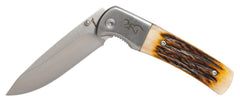 BRN 3220500B   KNIFE  BM HUNTER FLDR BONE BOX