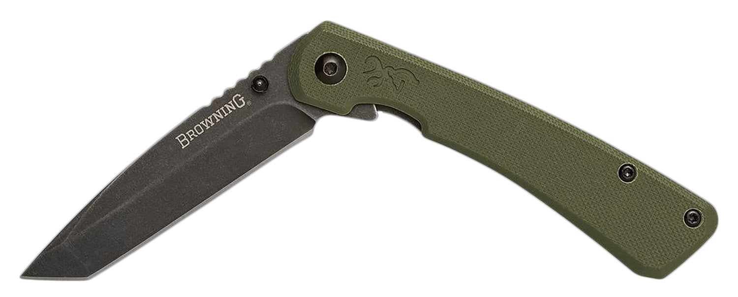 BRN 3220507    KNIFE  BRANDED ROCK FLD TANTO
