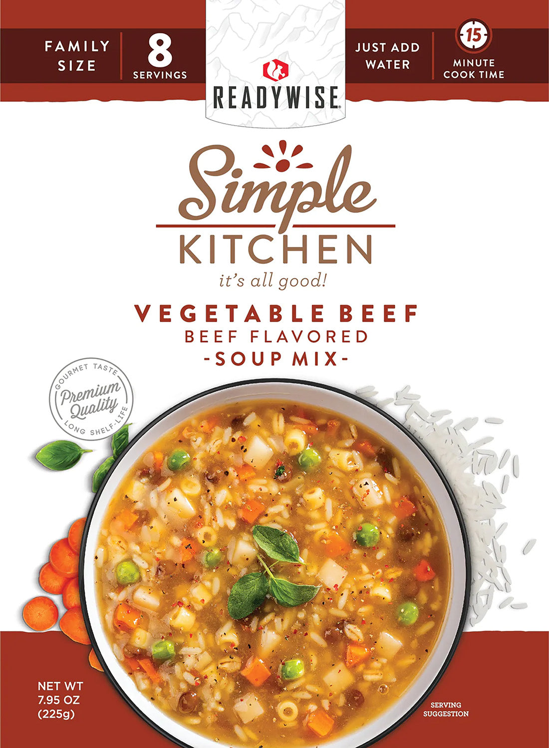 WISE RWSK05-067 6 CT CASE VEGETABLE BEEF SOUP