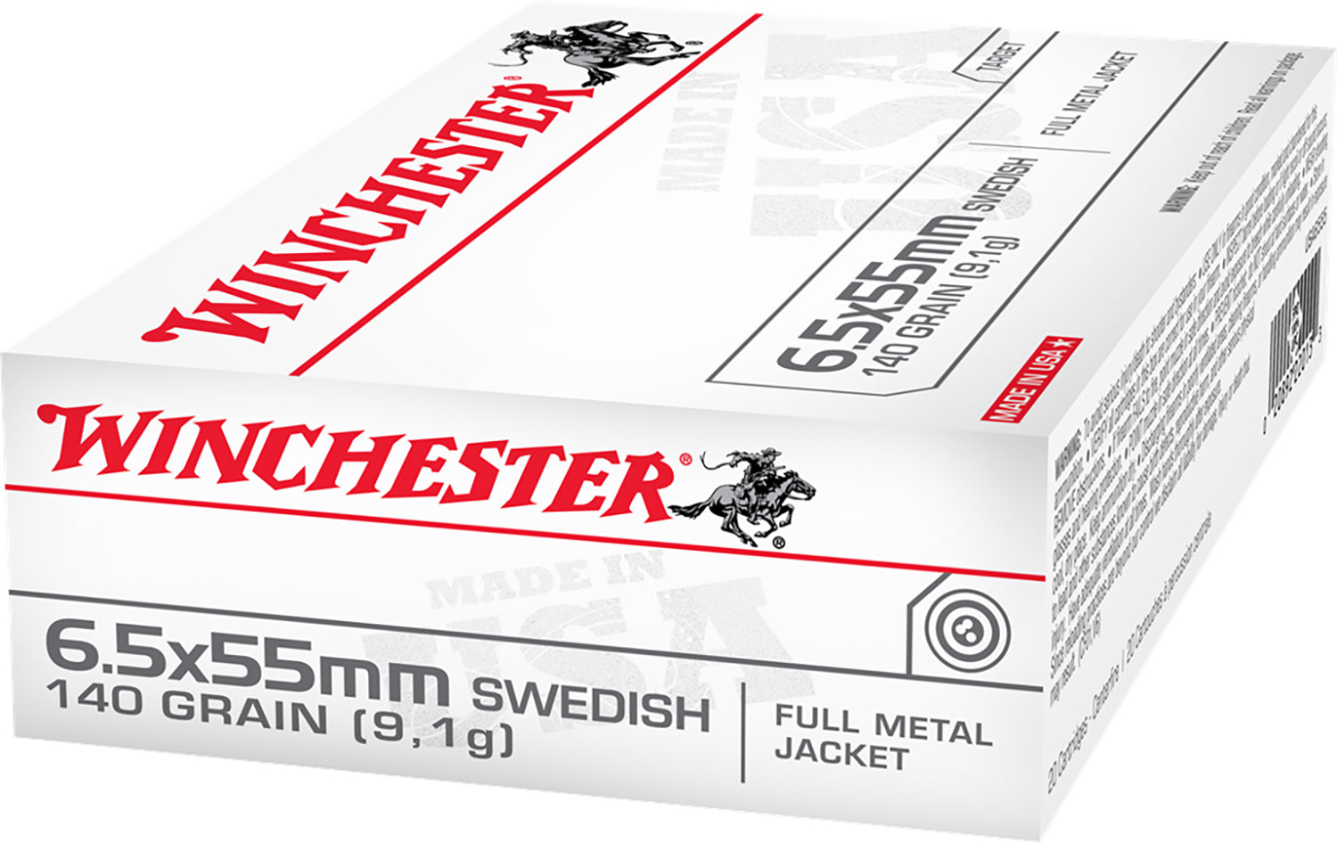 WIN USA6555   65X55 SWED FMJ 140GR           20/10