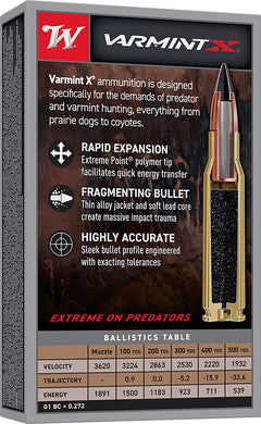 WIN X243PXP         243 VARMINTX XP 65 GR    20/10