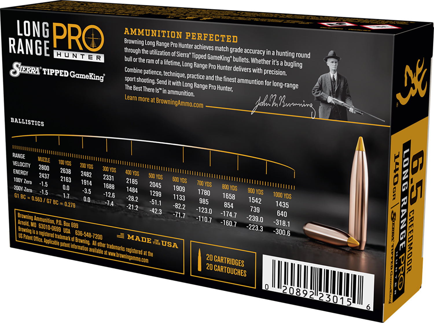 BRNA B192500652    6.5CRD 140GR LRPH         20/10