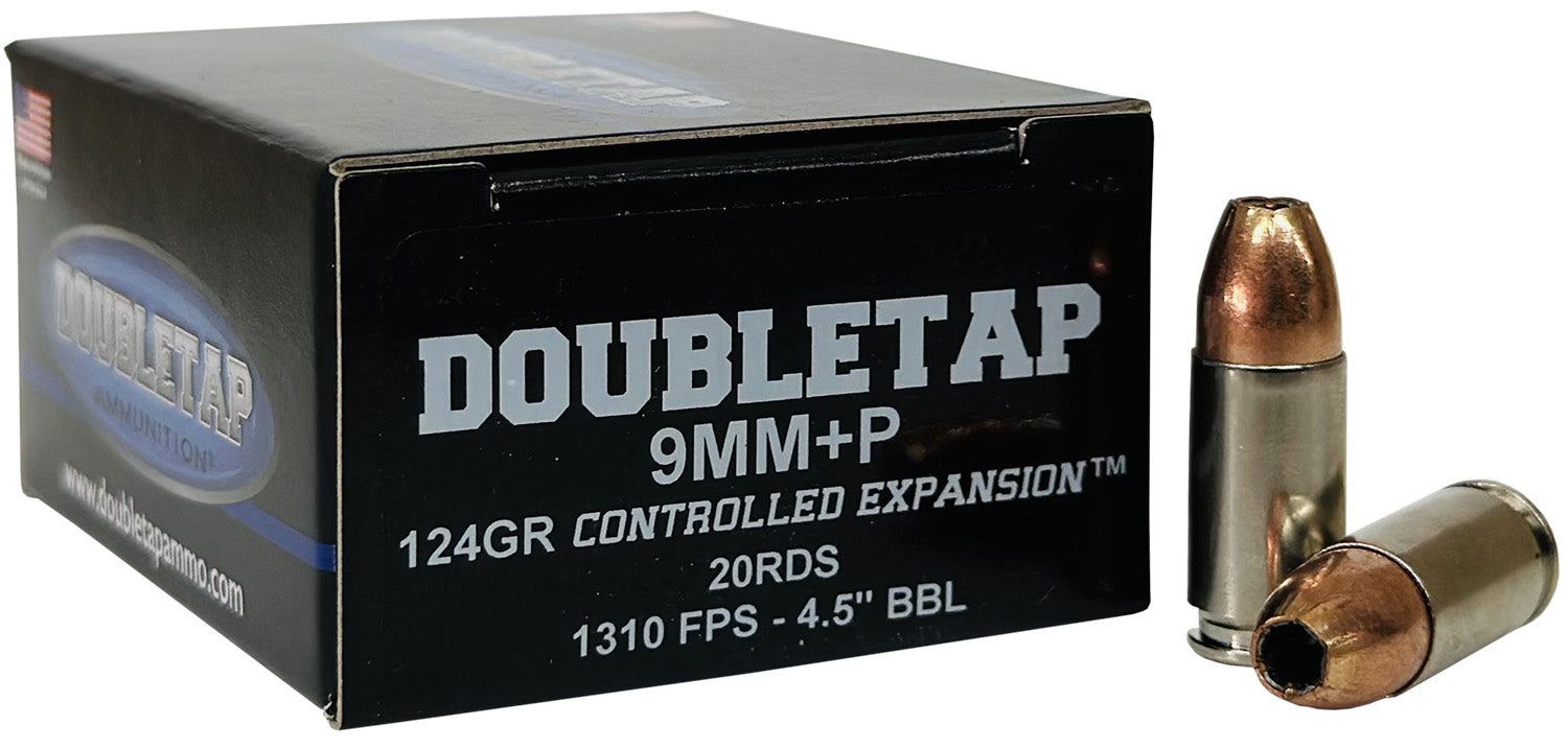 DTAP 9MM124HP20   9MM+P  124 CXJHP           20/50