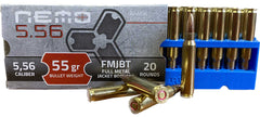 NEMO 556M193NA-55-FO  5.56 55GR FMJBT        20/50