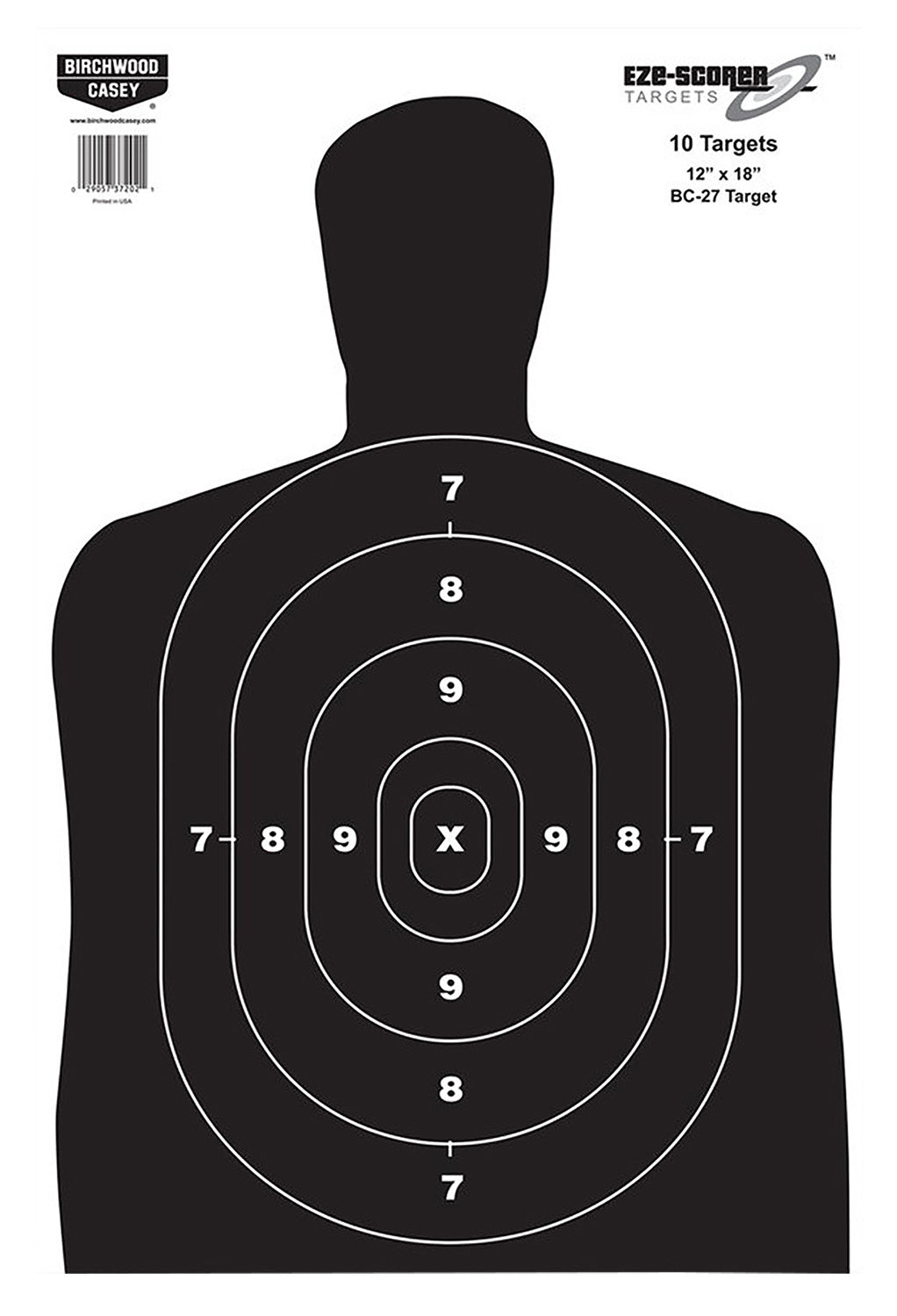 BIR 37005          EZESCORER 12X18 BC27 TARGET 100