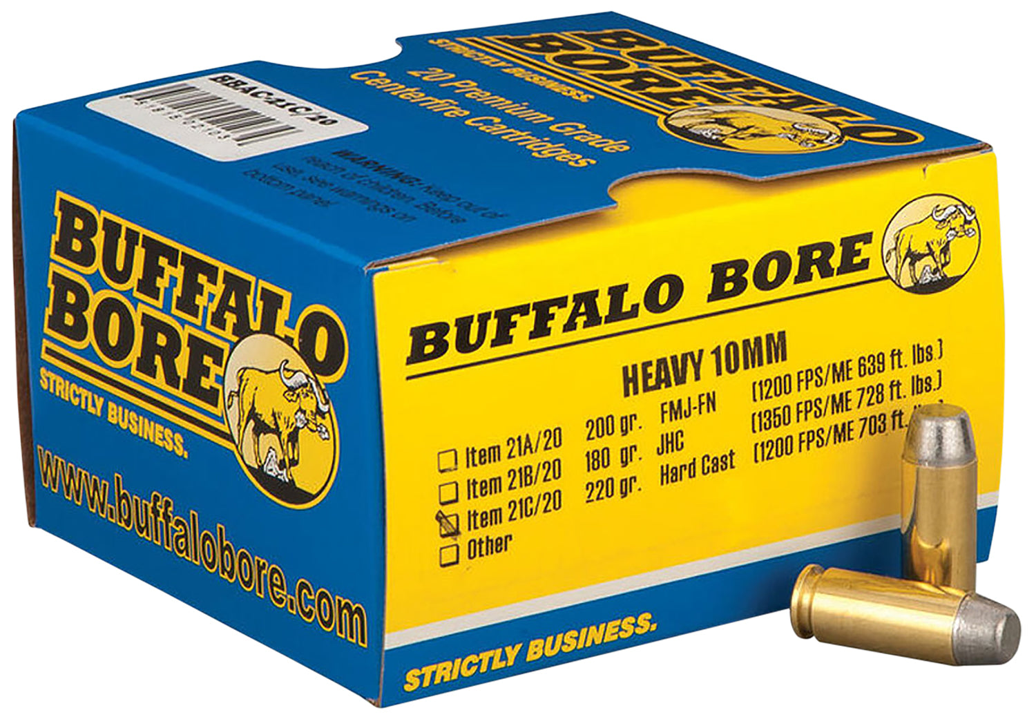 BBA 21C/20    10MM        220 HARD CAST      20/12