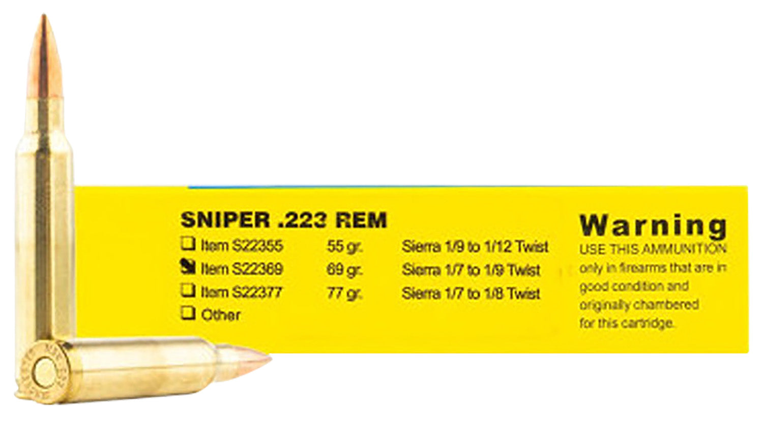 BBA S22369/20 223         69G BTHP SNIPE     20/12