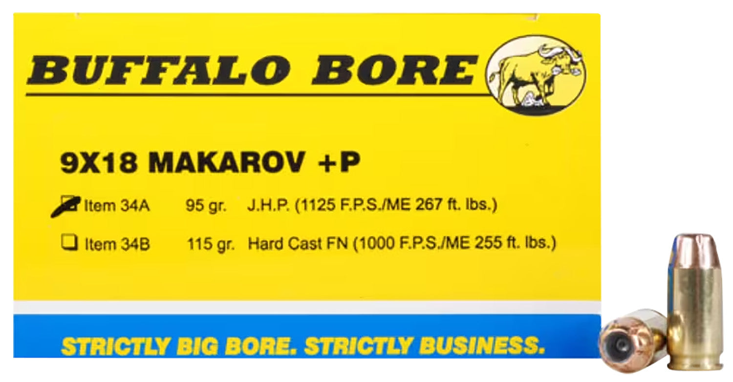 BBA 34A/20    9MM MAK +P  95  JHP            20/12