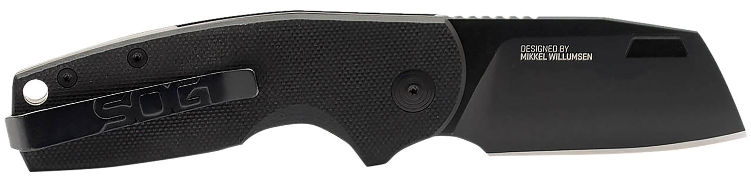 SOG 16-03-07-57  STOUT SJ CLEAVER BLACK PRESEN BX