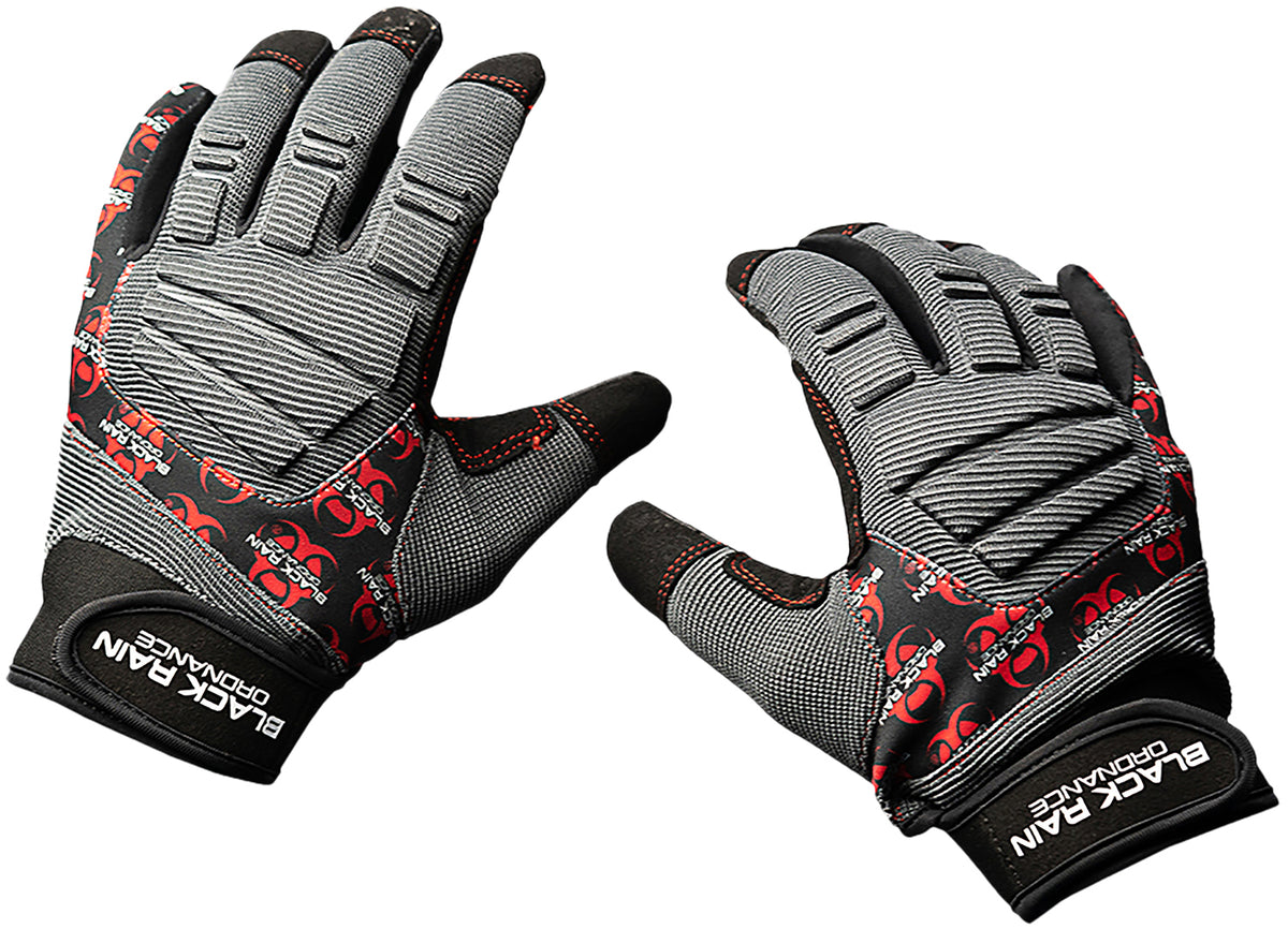 BRO TACT-GLOVE-GRY/BLK/RD-XL  TACT GLOVE B/G/R  XL