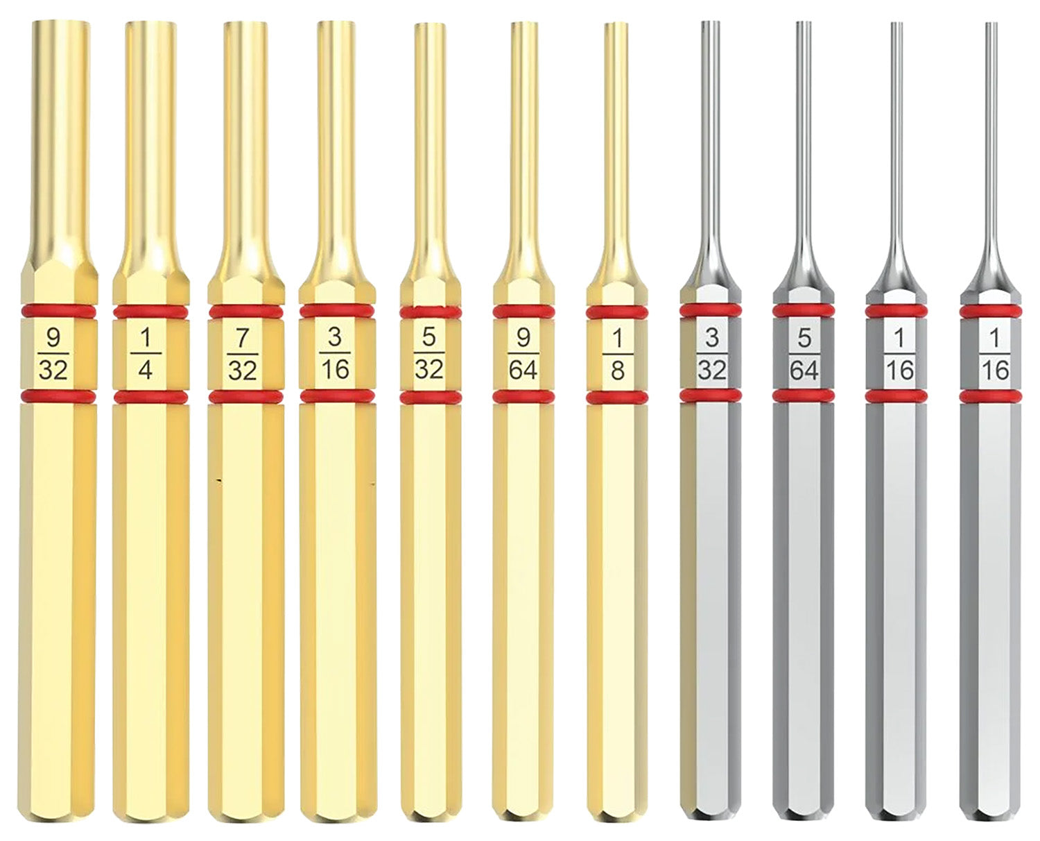 AVID AVAPK-B      ACCU-PUNCH 11-PC STD BRASS/STEEL