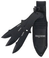 COLD  TH80KVC3PK  THROWING KNIVES CLP  8       BLK