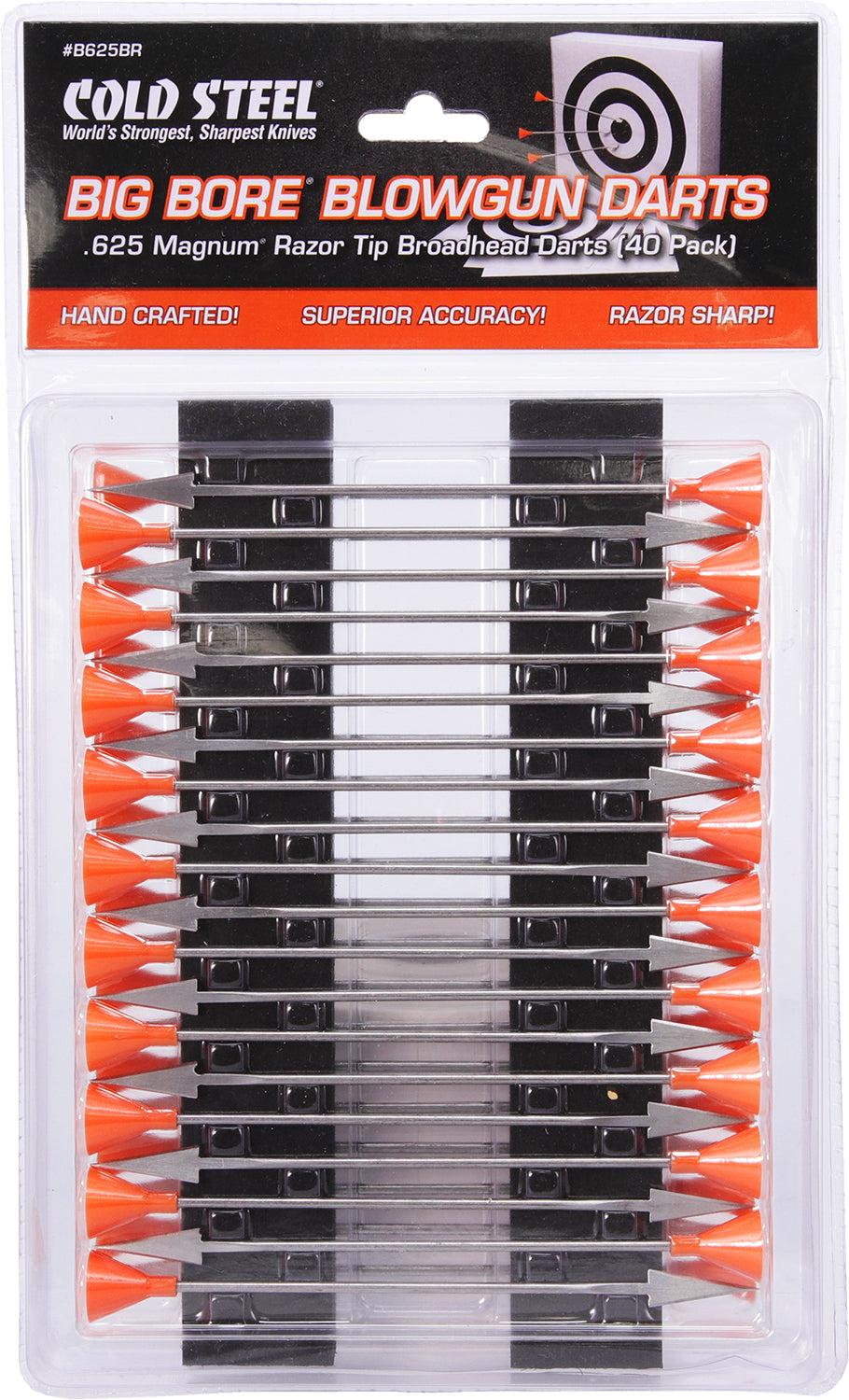 COLD  B625BR      RAZOR TIP BRDHEAD DART 40PK