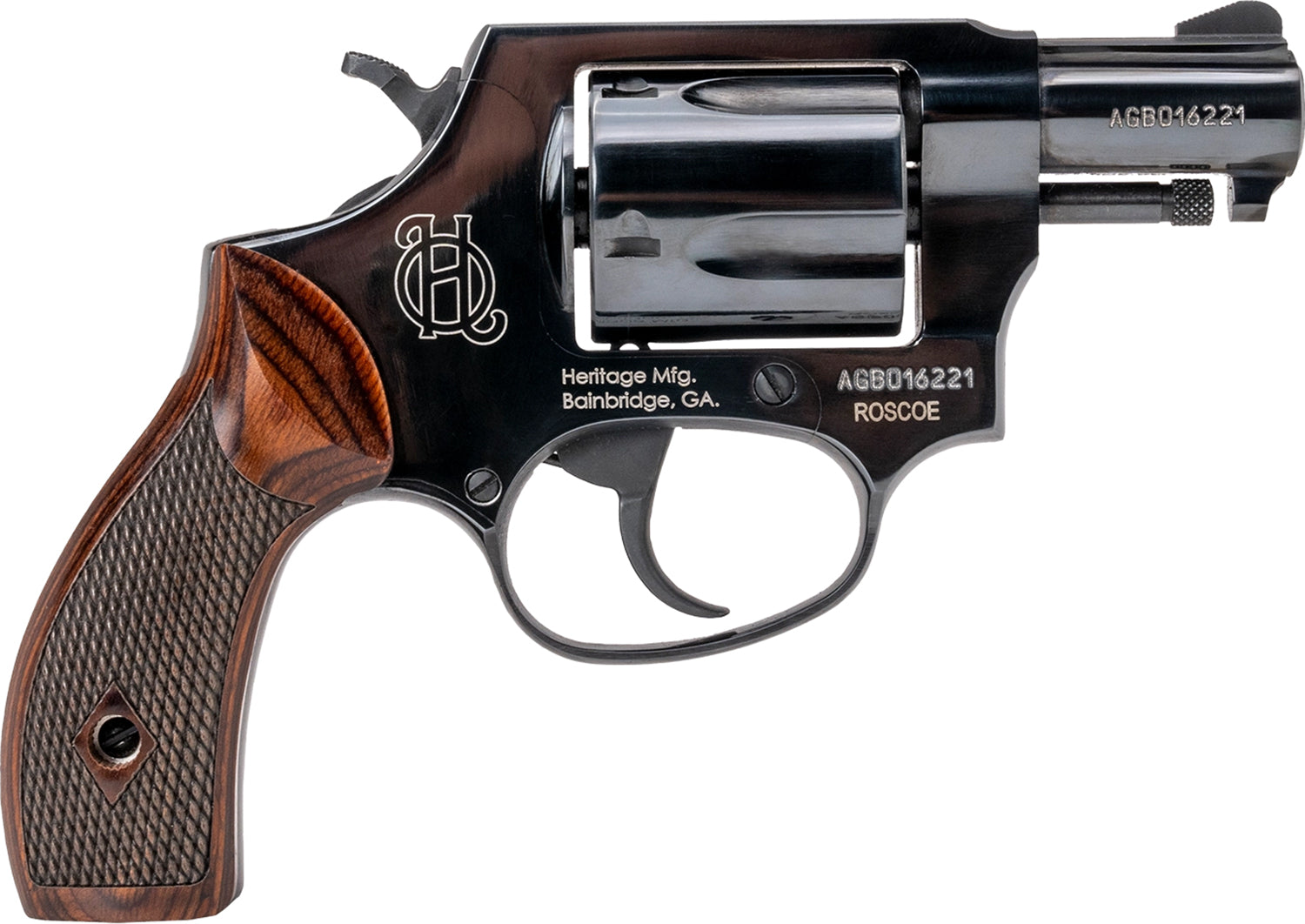 HER HR38B2W        ROSCOE  38   2   5R  BK WD GRIP