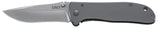 CRKT 6450S    DRIFTER          2.88 PLAIN      SLV