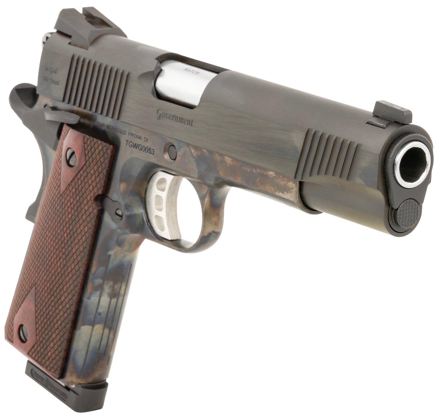 TYLER GUNWORKS TGW-GVCC-45  1911 45 5.00 GOV CH/WL